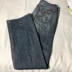 7 FOR ALL MANKIND WOMENS DENIM JEANS #0207